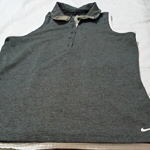 Nike Charcoal Sleeveless Polo